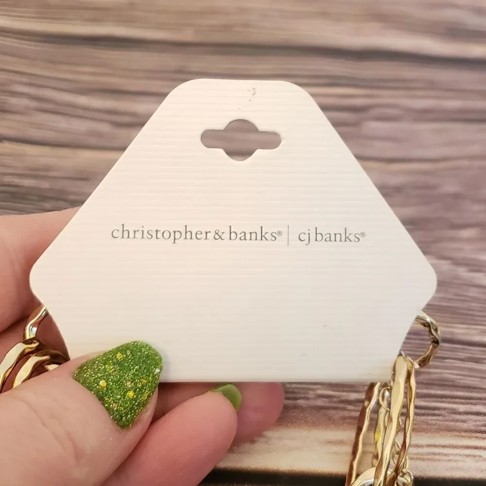 3 for $25 Christopher & Banks Chain Link Necklace